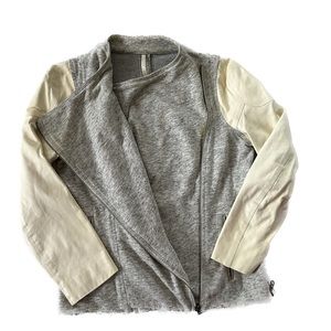 Truth and Pride, leather sleeve, Moto jacket